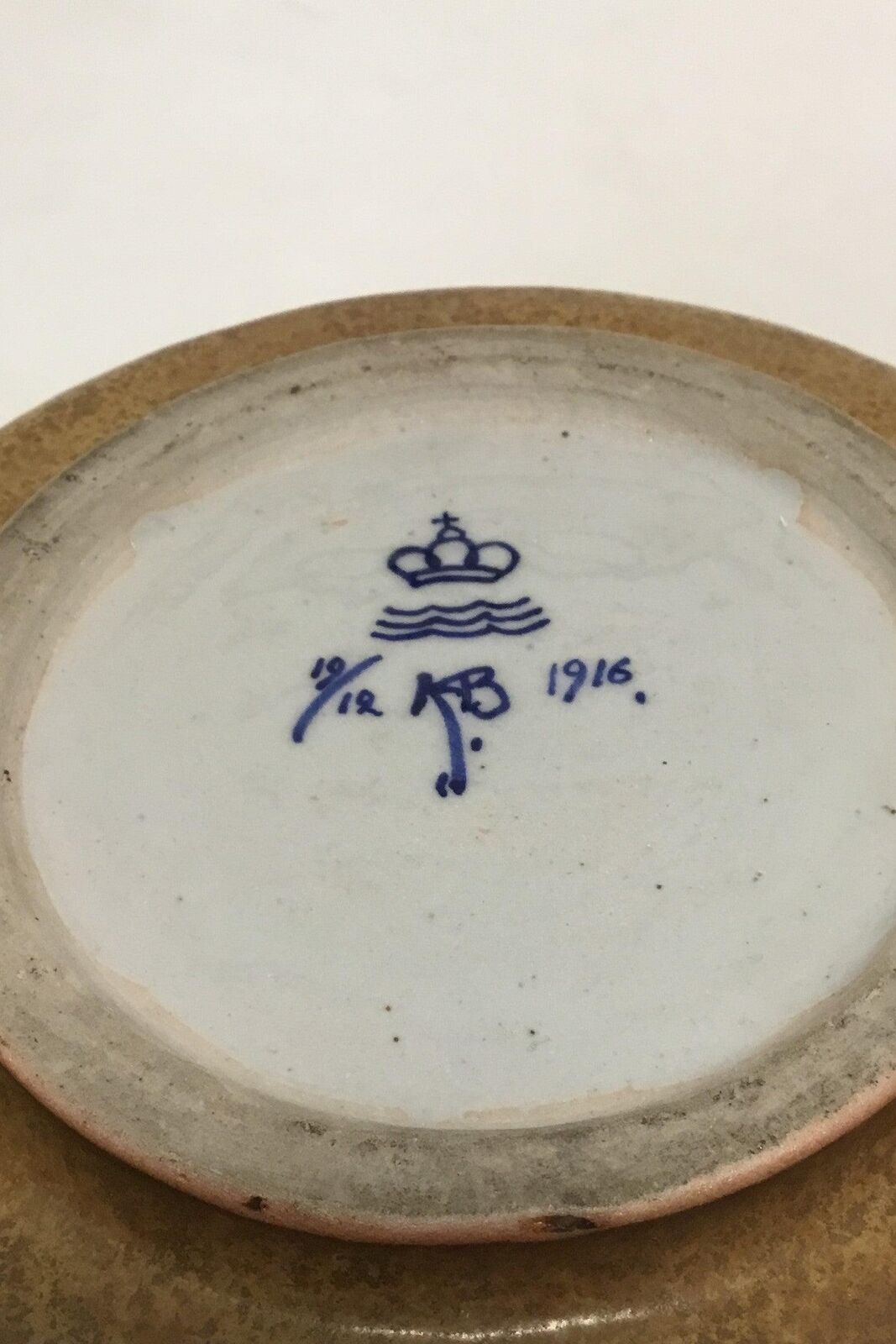 Royal Copenhagen unique stoneware bowl by Karin Blom from 19 December 1916