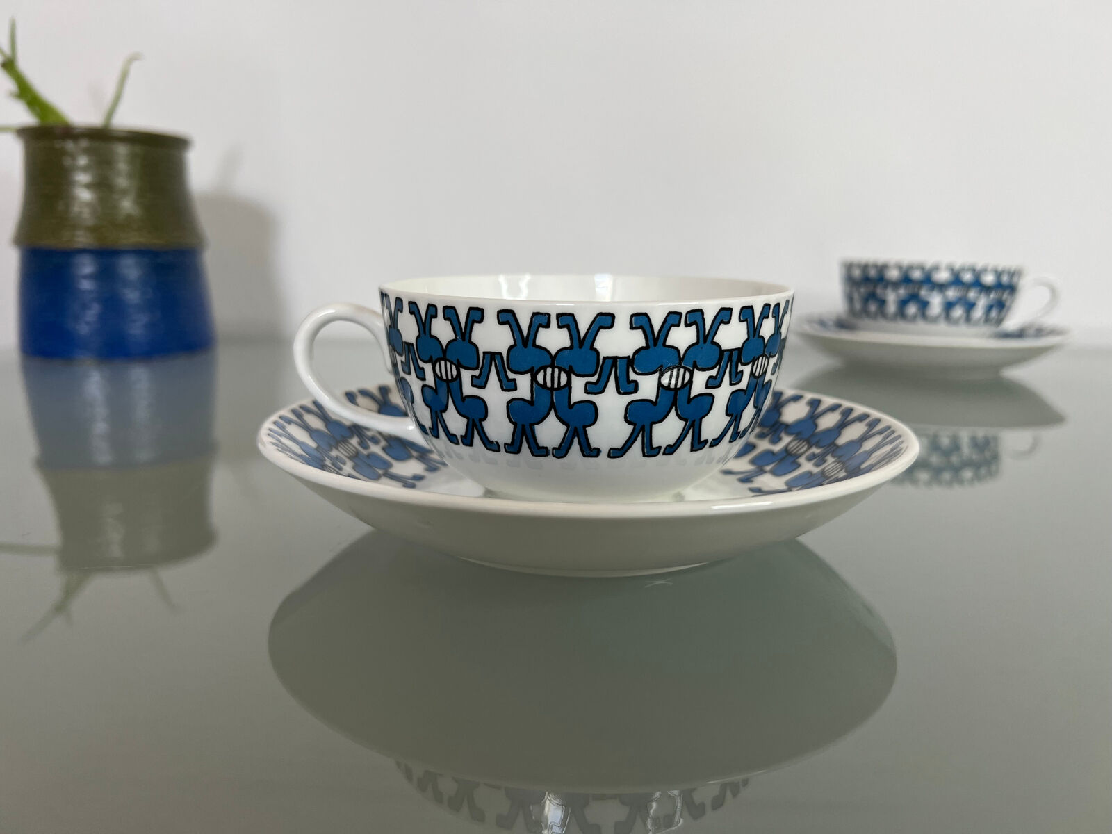 Gustavsberg Margret Tea Cup Set (B) by Margareta M Hennix