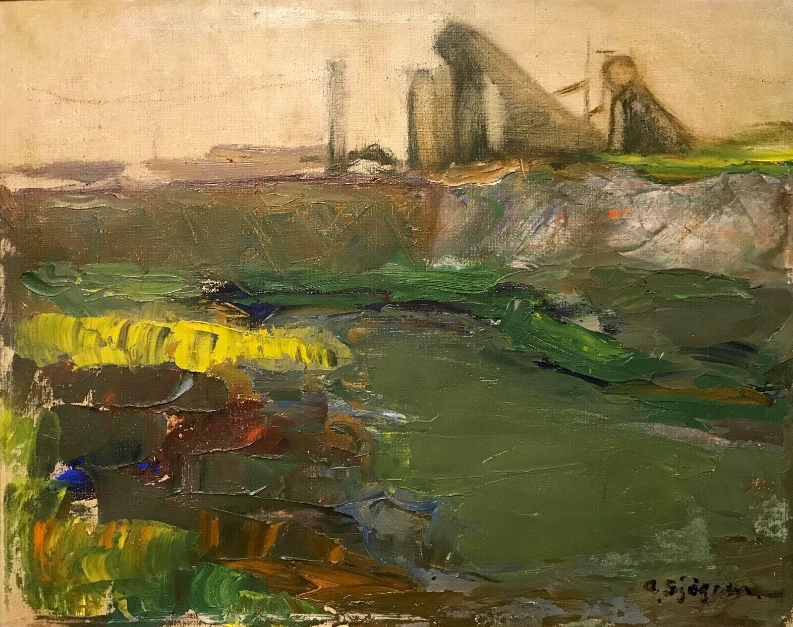 Anna Sjögren (1883-1954): INDUSTRIAL LANDSCAPE