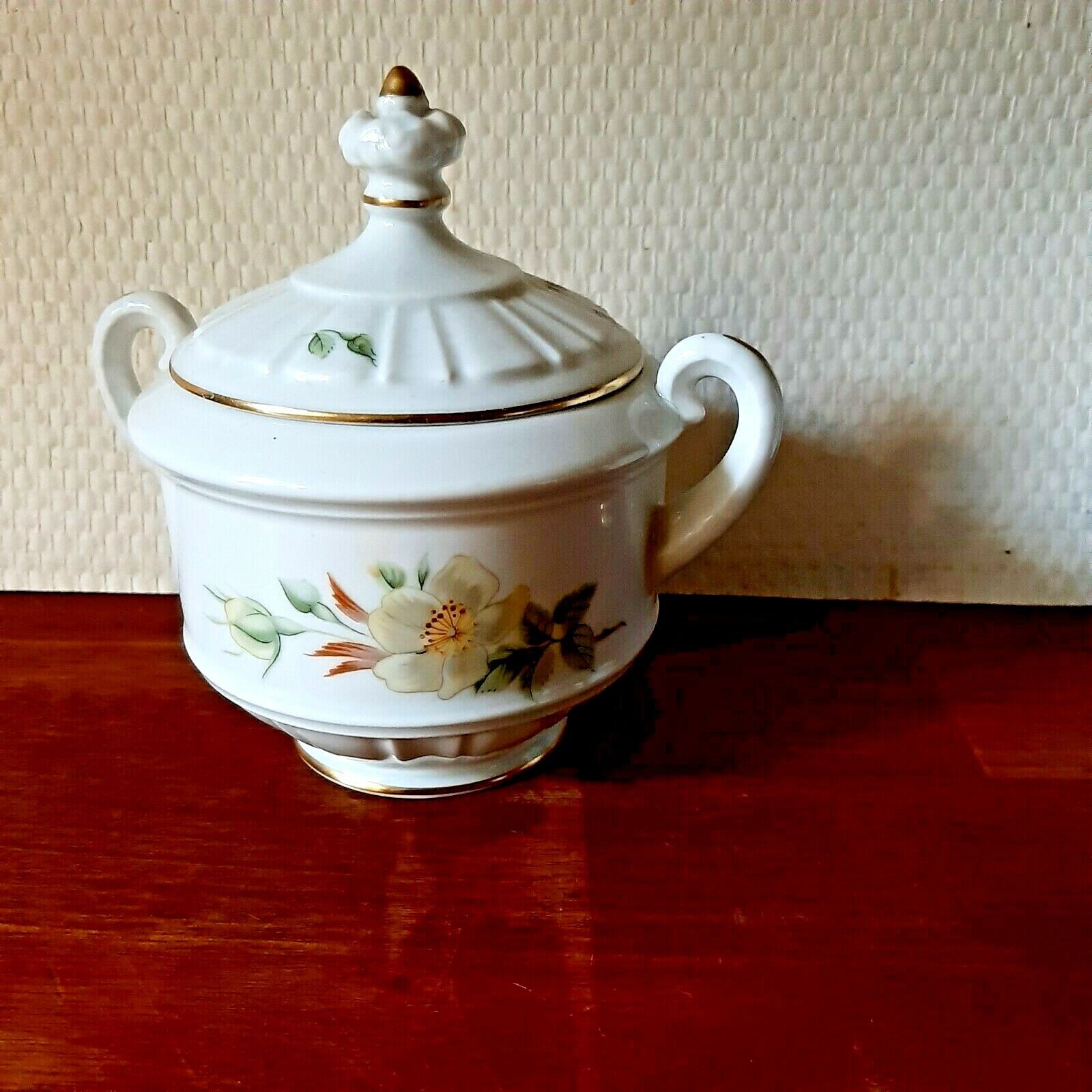 Sugar  Cream set Scotch Rose Bing  Grondahl Royal Copenhagen Fact 2