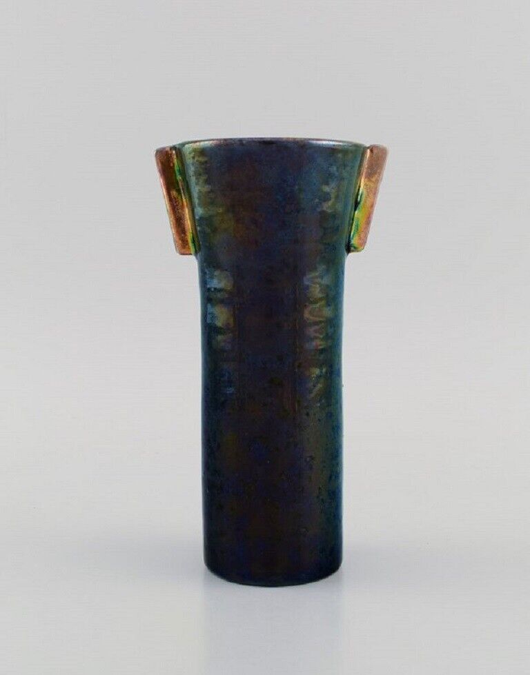 Mobach Holland Unique vase in glazed ceramics 1920s /30s