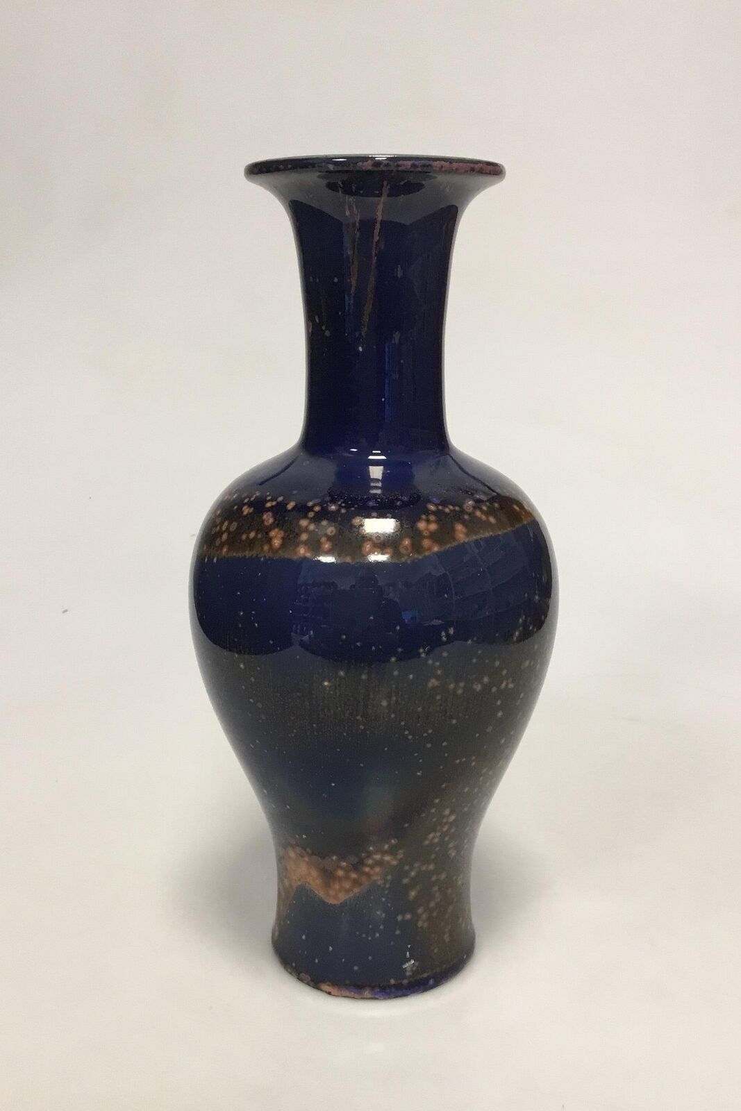 Bing & Grondahl stoneware Crystal Glaze vase by engineer H Busch Jensen no 393