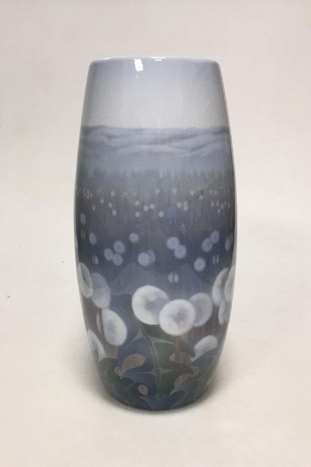 Royal Copenhagen unique Vase by Jenny Meyer from March 1905 with dandelions no