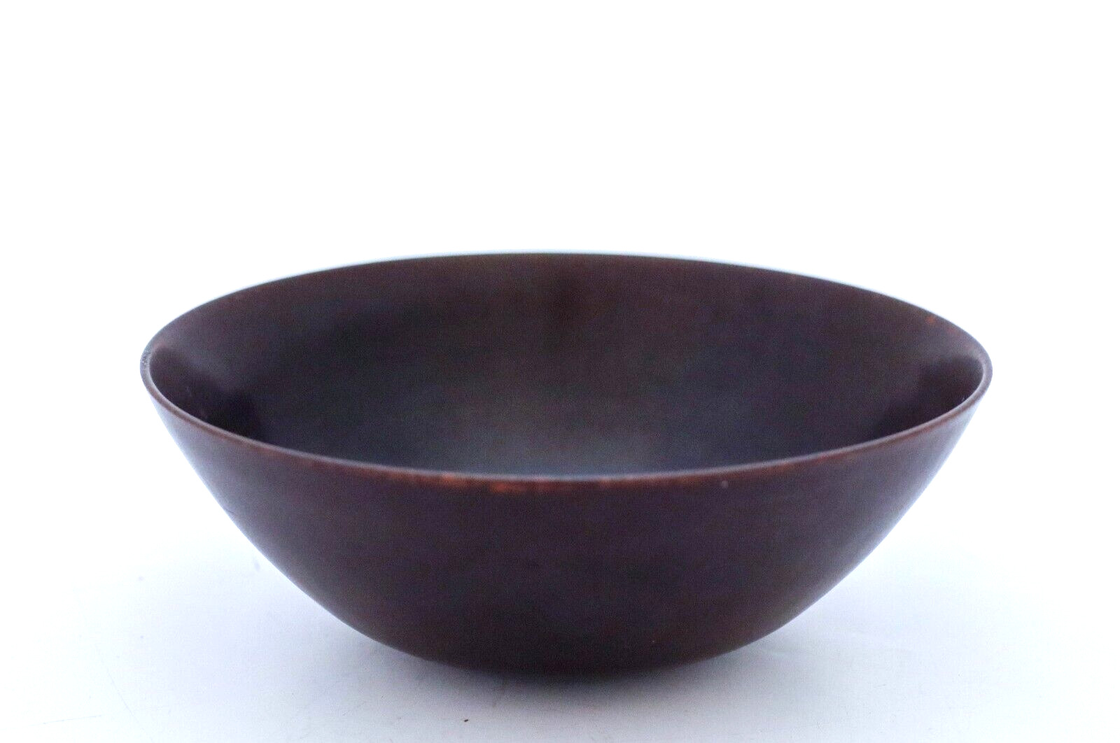 Unique Brown Bowl Carl-Harry Stålhane (Stalhane) Rörstrand Mid 20th century 1951