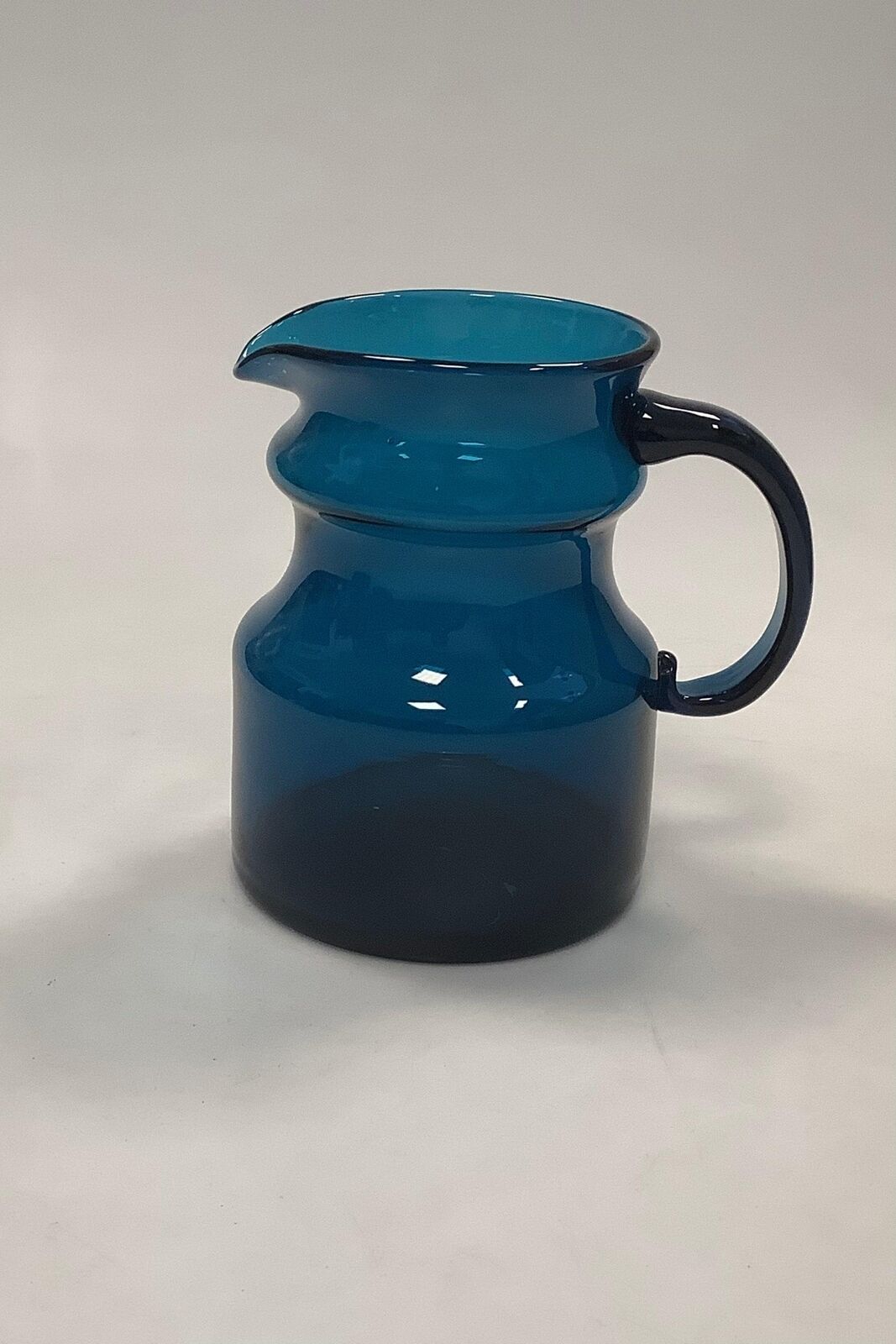 Bertil Vallien Boda Glass Blue Series Jug