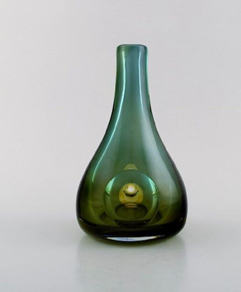 MONA MORALES (1908-1999) for Kosta Boda "Ventana" vase in mouth-blown art glass