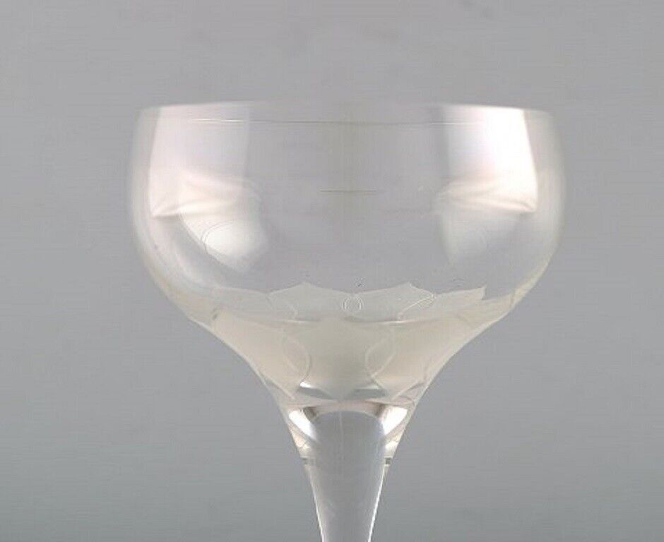 Bjørn Wiinblad (1918-2006) for Rosenthal Four "Lotus" glasses 1980's