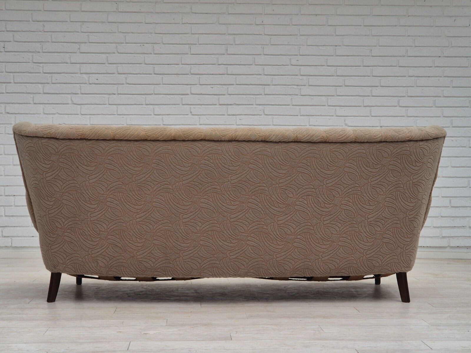 1960s Danish 3 seater sofa original good condition cotton-wool