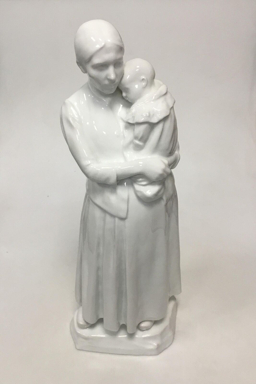 Bing  Grondahl Huge Figurine of Lady and Child by Felix Arthur Nyland