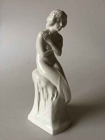 Royal Copenhagen Mermaid on Ice Pedestal Figurine White No 1210