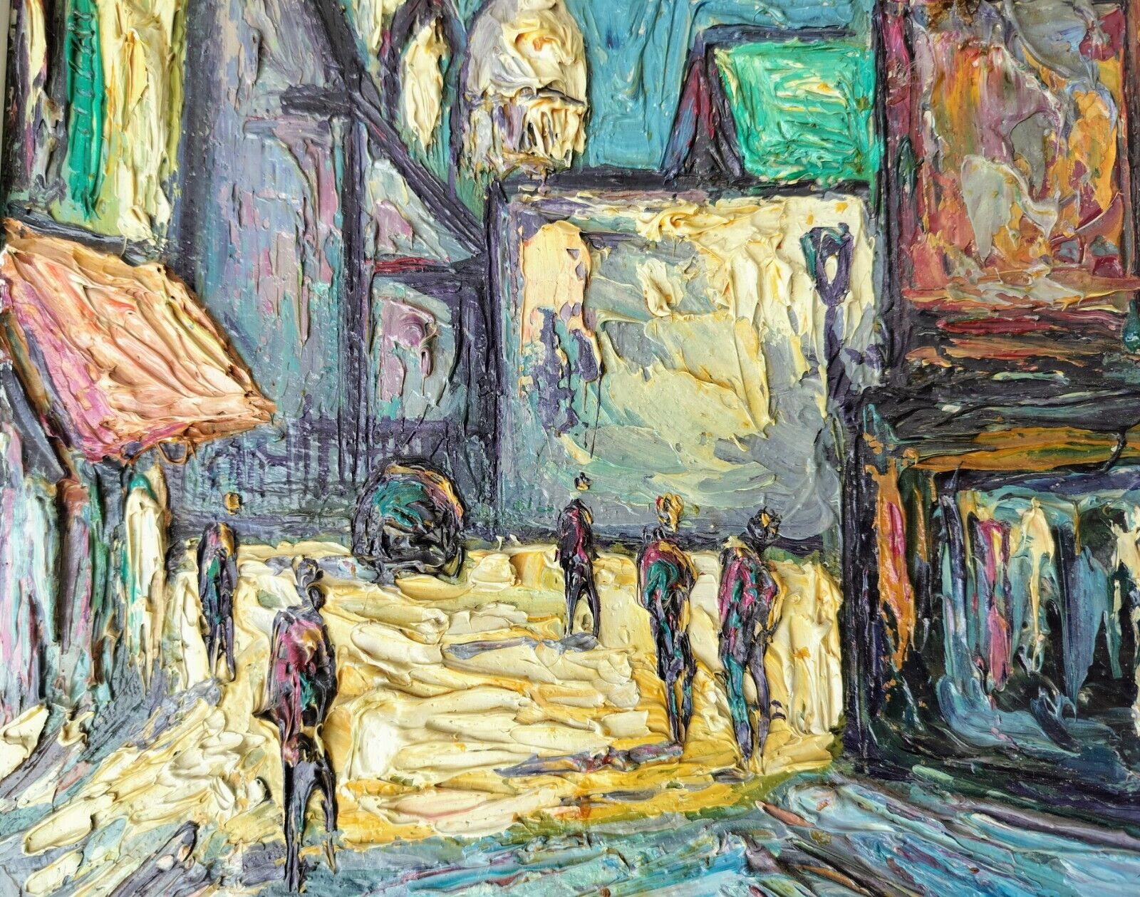 Preben Rasmussen (1919-1971): SCENE FROM PARIS WITH SACRE COEUR CHURCH