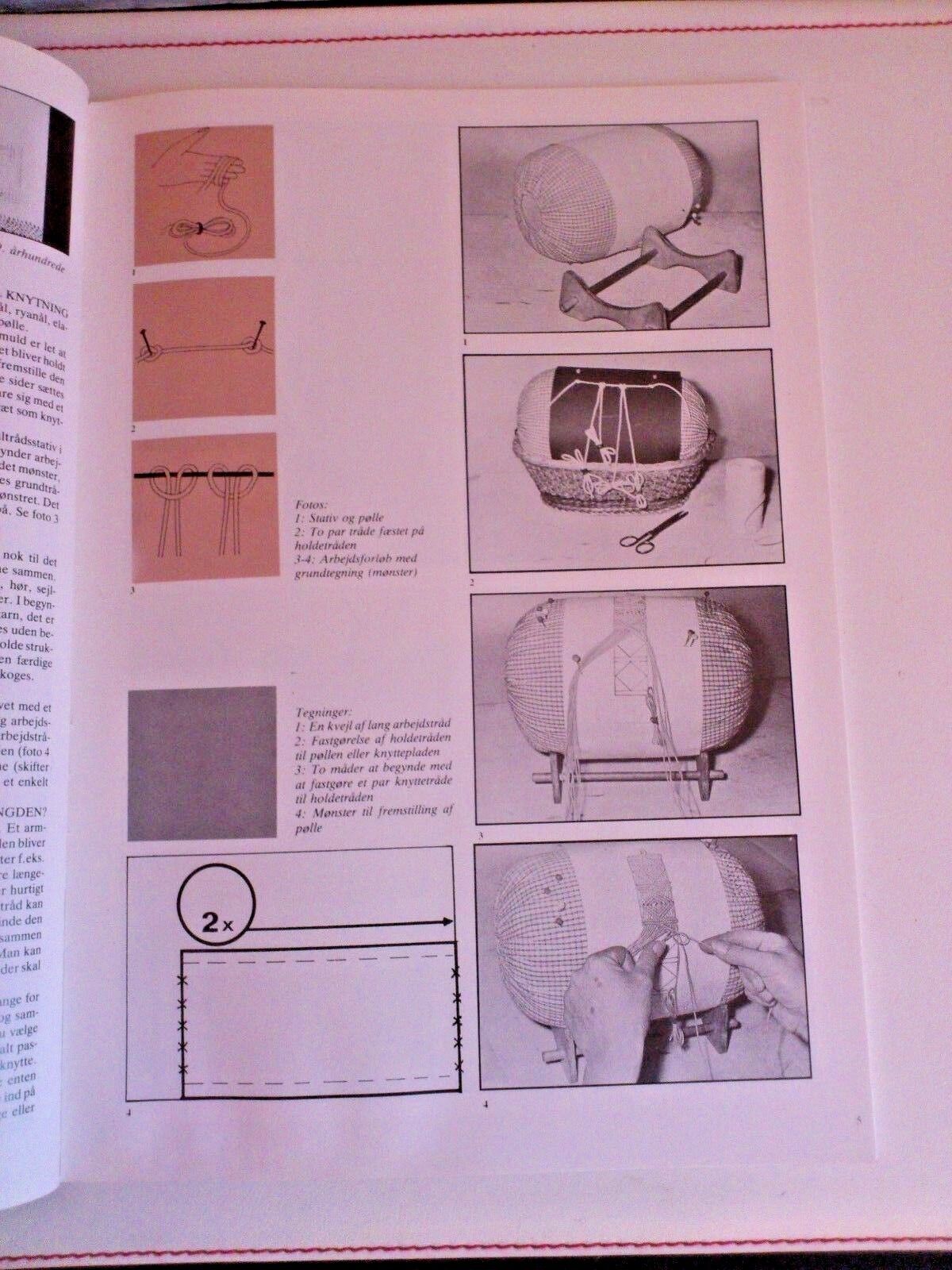 Danish Vintage book on the art of making MAKRAME Renata Madarova1990