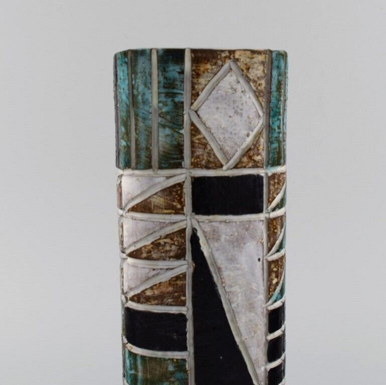 Ingrid Atterberg (1920-2008) for Upsala-Ekeby Rare vase in glazed stoneware