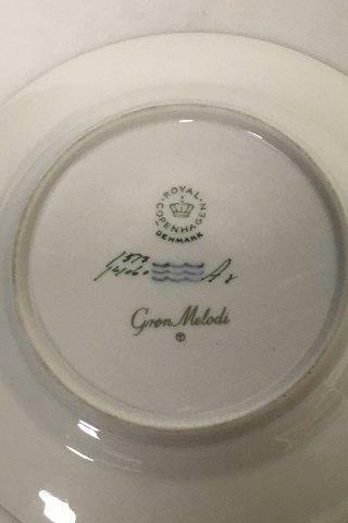 Royal Copenhagen Green melodi Side Plate