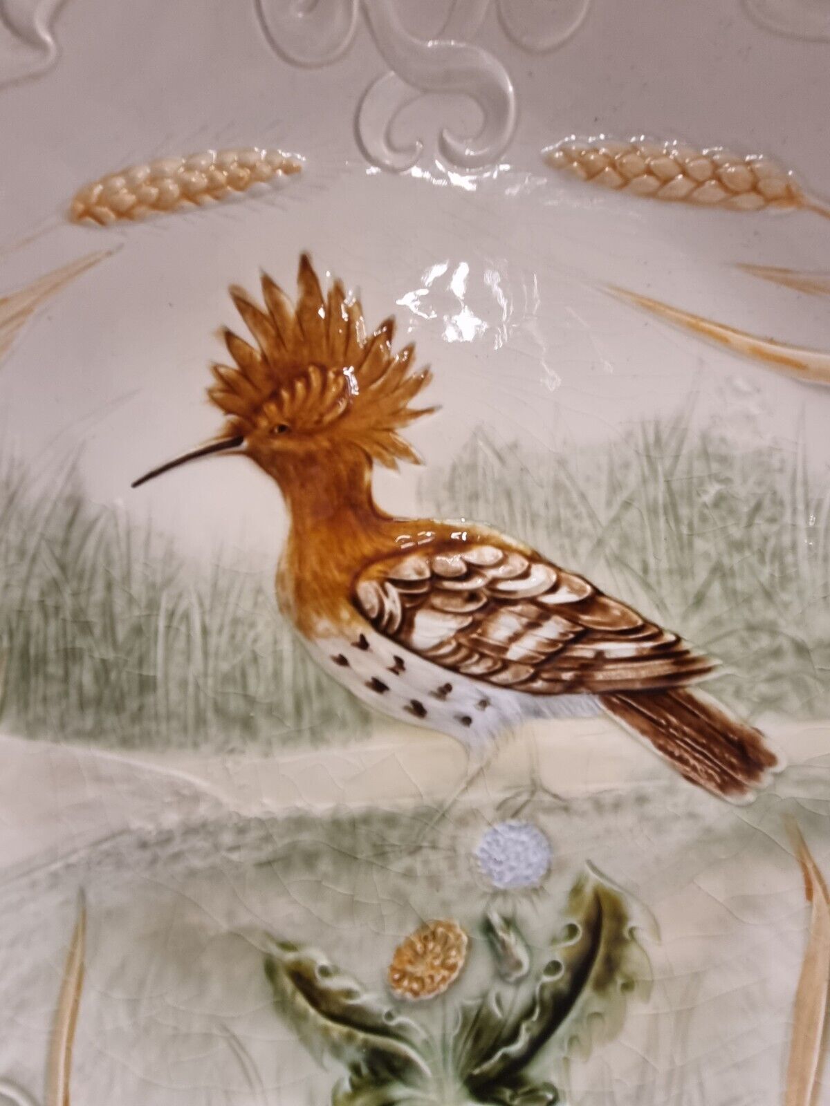 Birds Of Britain 28 cm  Dessert Plate Hoopoe