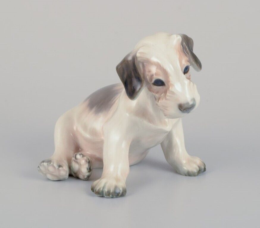 Dahl Jensen porcelain figurine of a Sealyham Terrier puppy 1930s