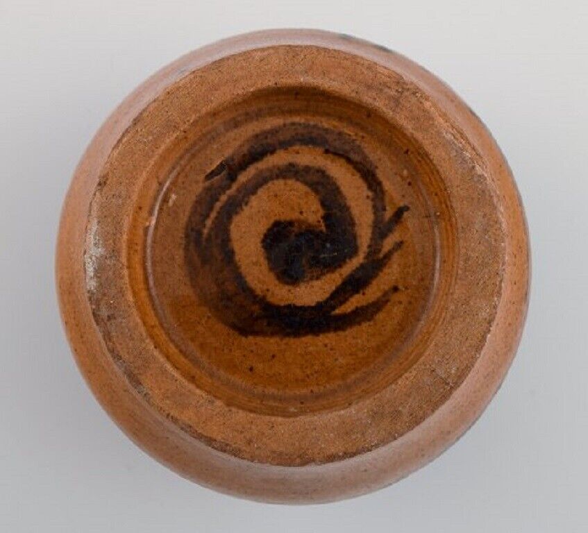 Presumably Lis Krüger and Ole Bjørn Krüger Unique bowl in glazed stoneware