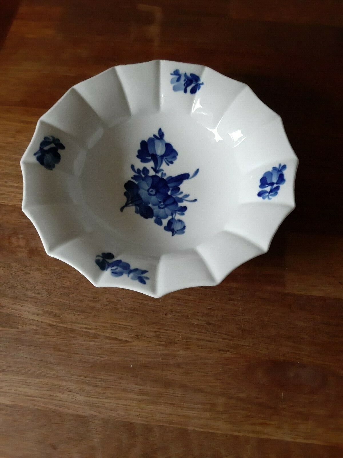 BLUE FLOWER Angular serving BOWL Royal Copenhagen # 10-8557 Factory Second