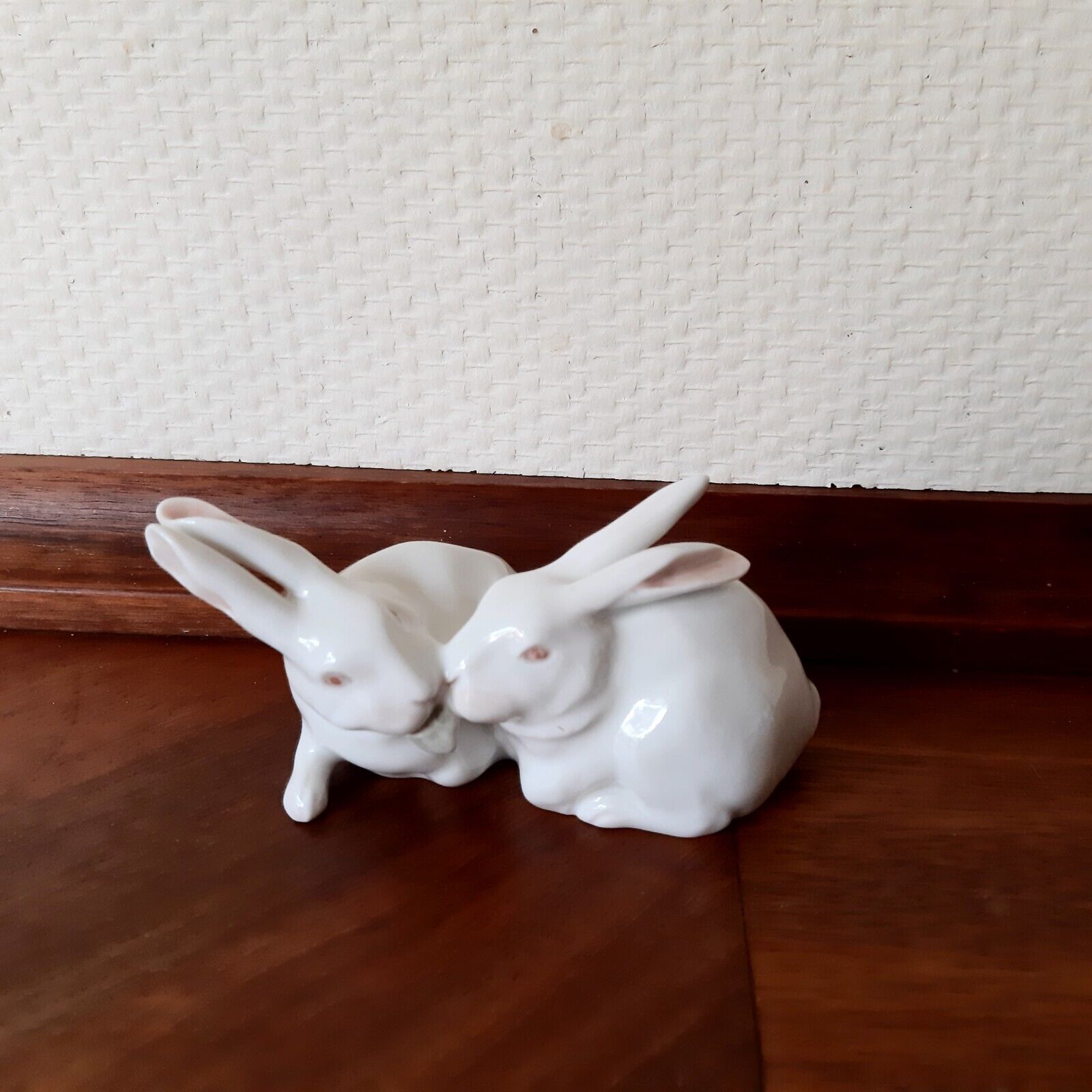 Lot of 3 White Rabbit Figurines ROYAL COPENHAGEN + Bing & Grondahl Denmark 1st