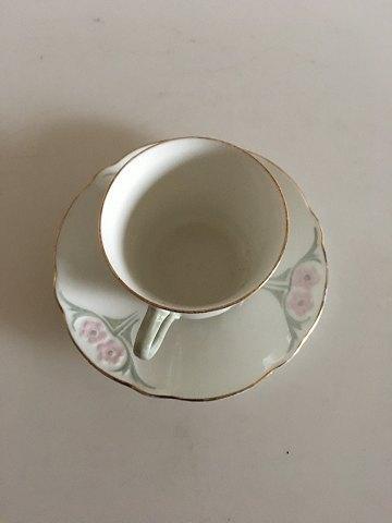 Rörstrand Art Nouveau Coffee Cup and Saucer