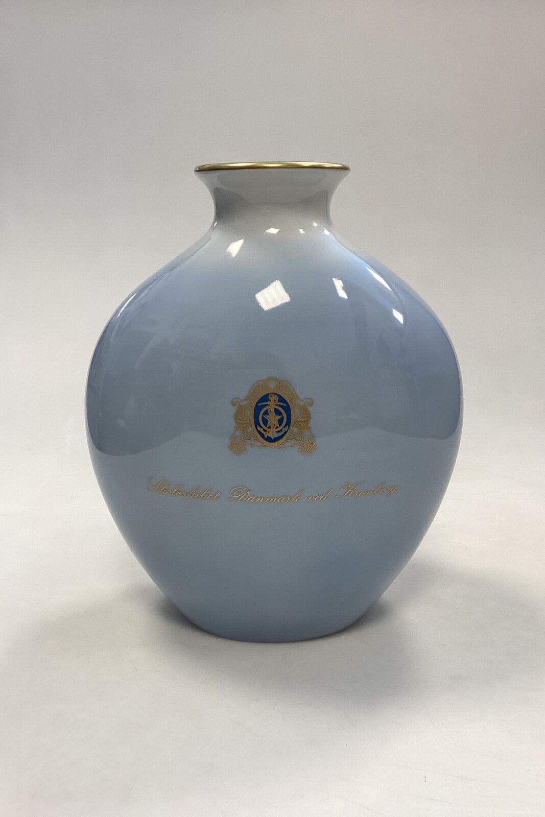 Bing and Grondahl Art Nouveau Vase - Skoleskibet Danmark No 8872/5506