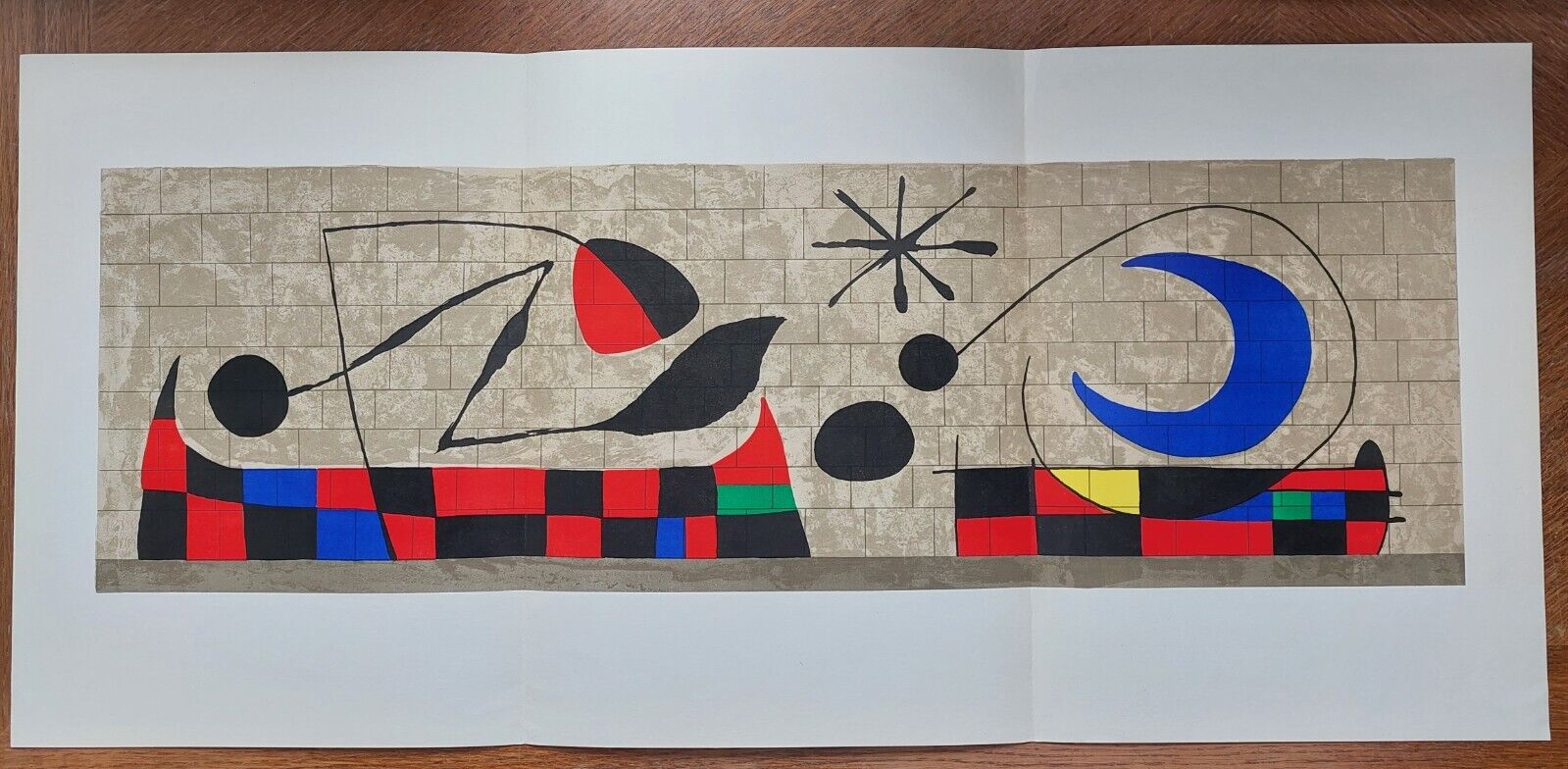 Joan MIRO Original color lithograph Galerie Maeght Paris 1958