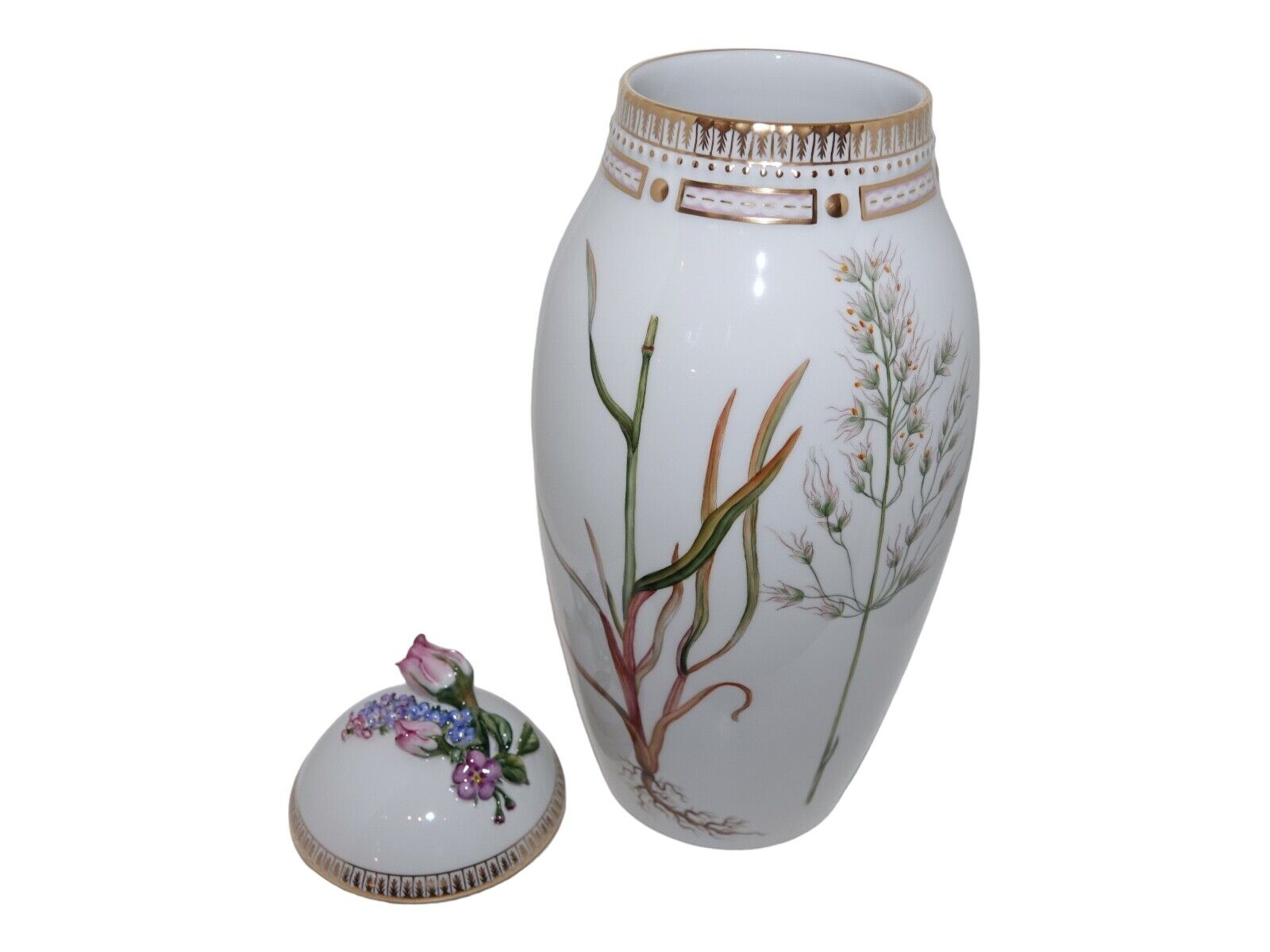 Royal Copenhagen Flora Danica Lidded Vase