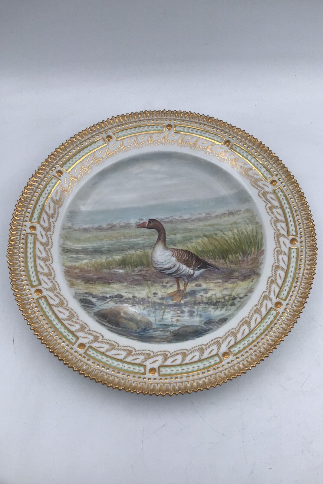 Royal Copenhagen Flora Danica Bird dinner plate No 240/3549