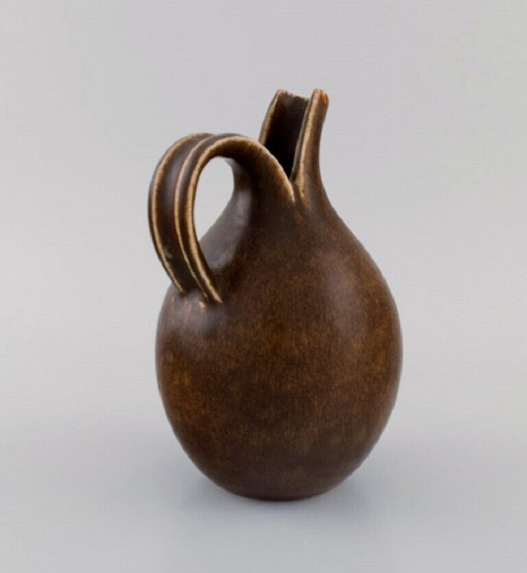 Eva Stæhr-Nielsen for Saxbo Pitcher in glazed stoneware Mid-20th C