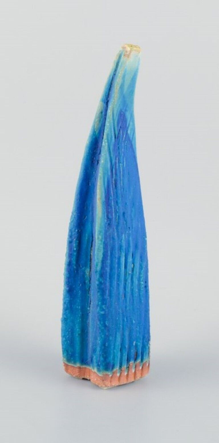 Linda Mathison Unique ceramic sculpture with turquoise glaze