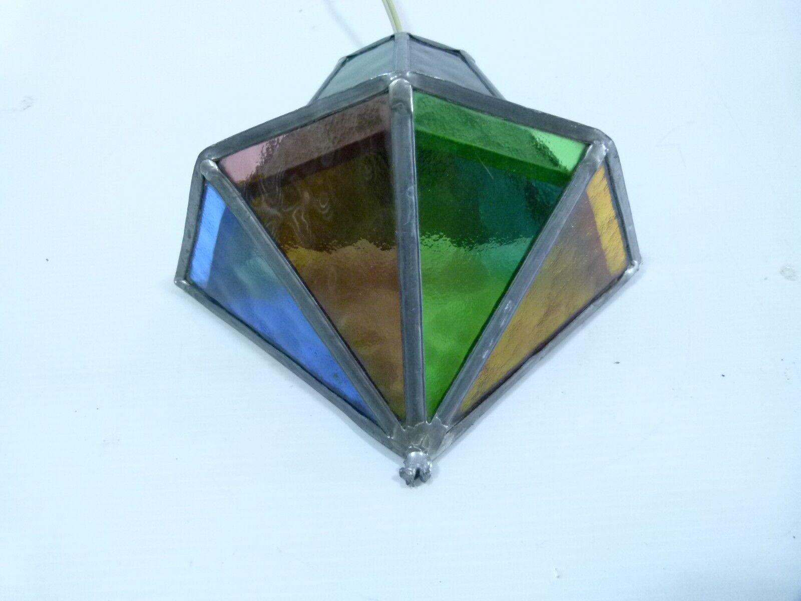 Stained glass lamp wall light