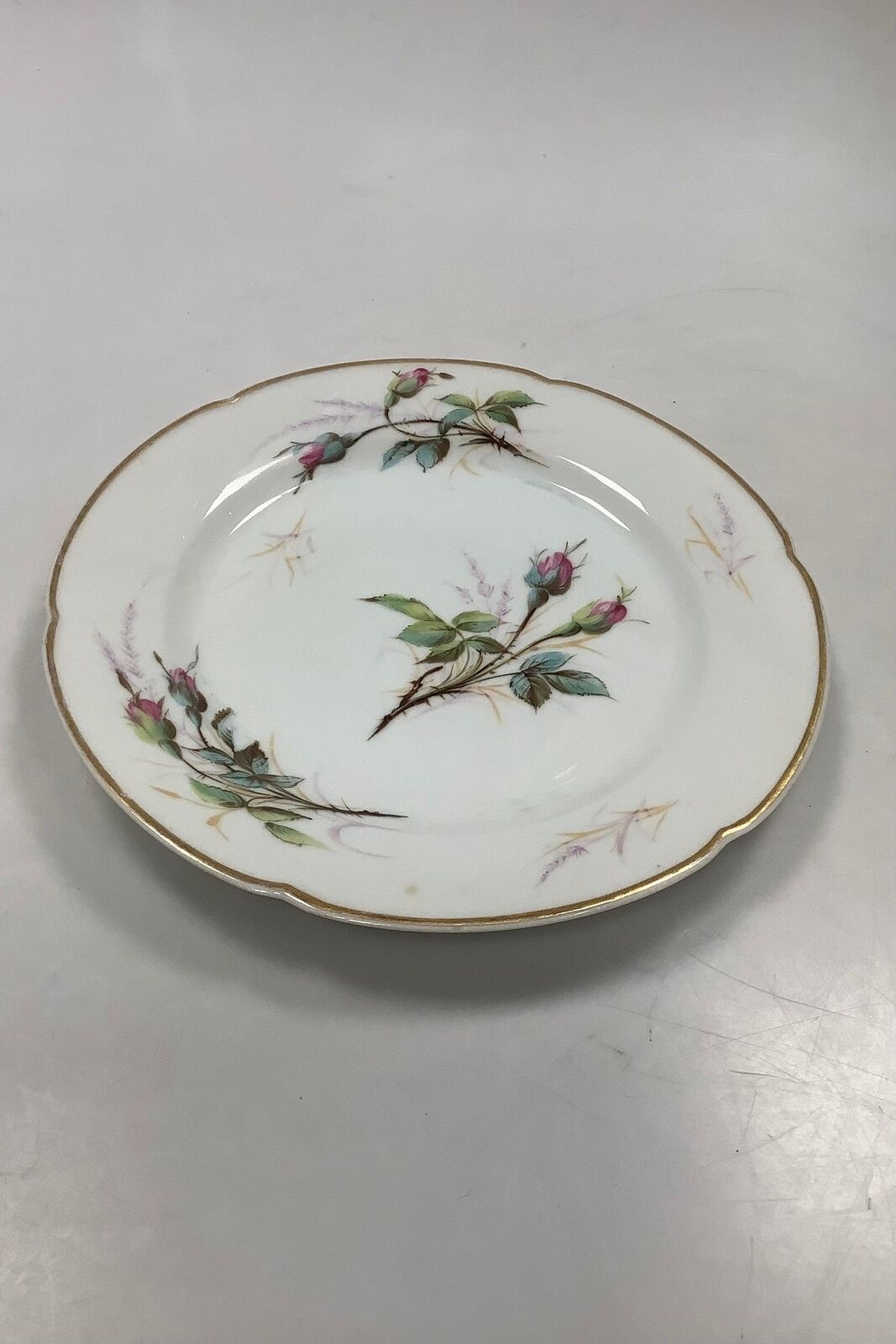 Bing and Grondahl Antique Rose Pattern DinnerPlate