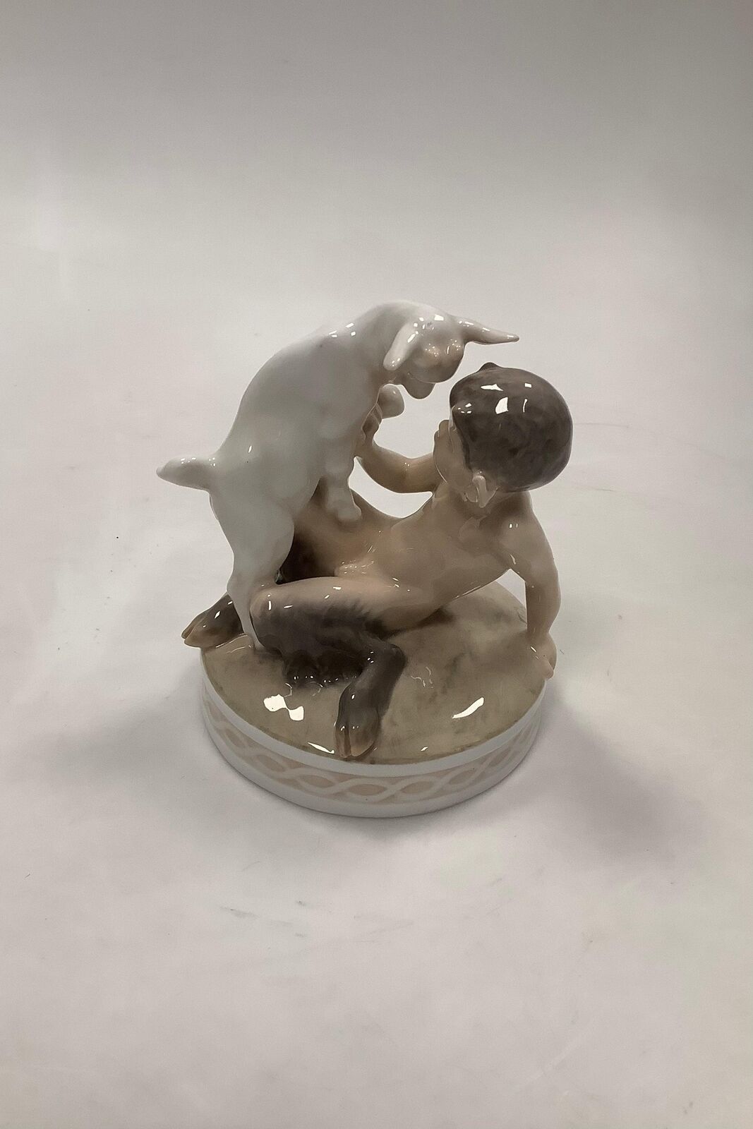 Royal Copenhagen Figure Faun with Goat Kid No 498