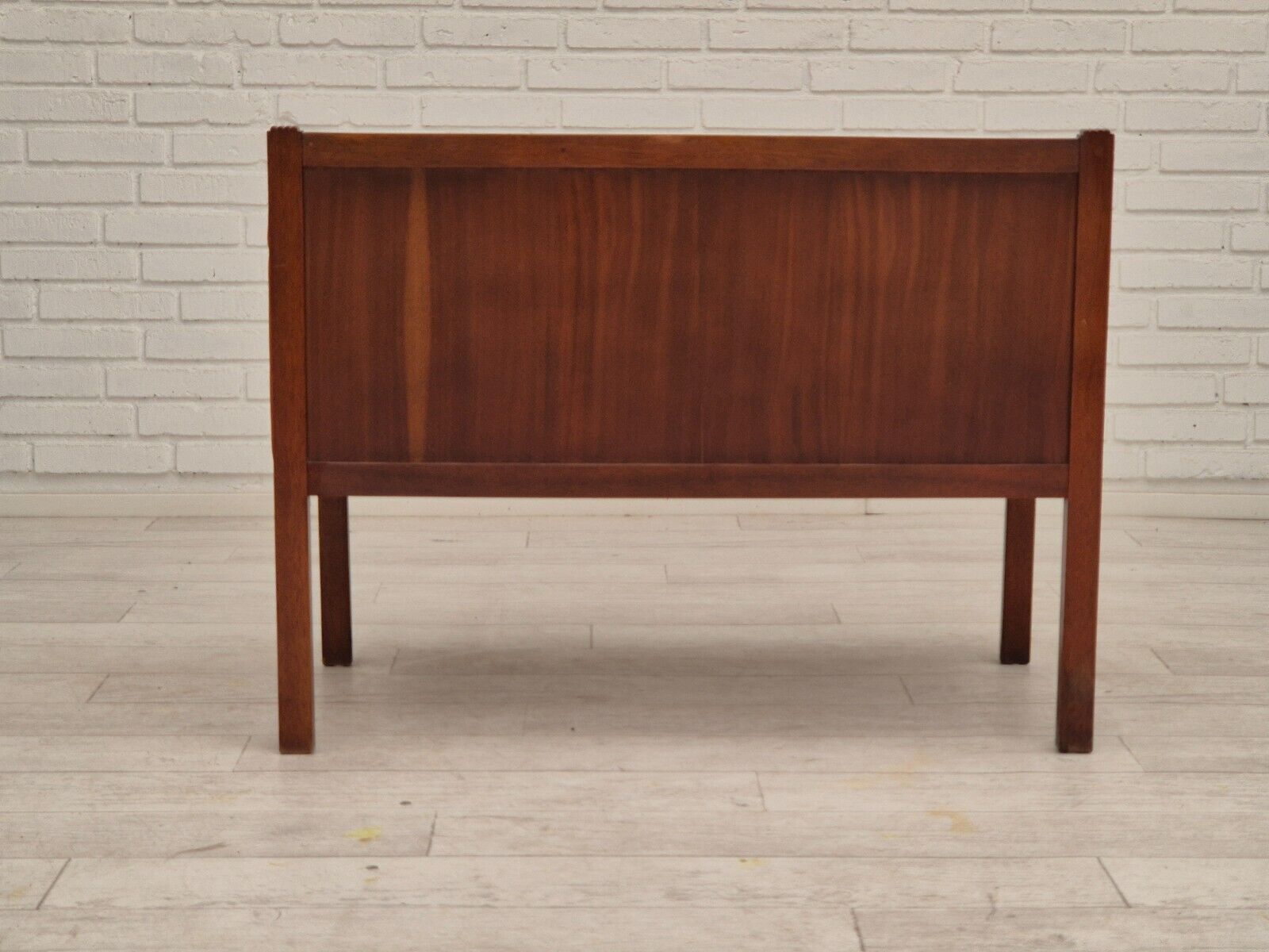 1950s Scandinavian design seater bench-dresser dark wood