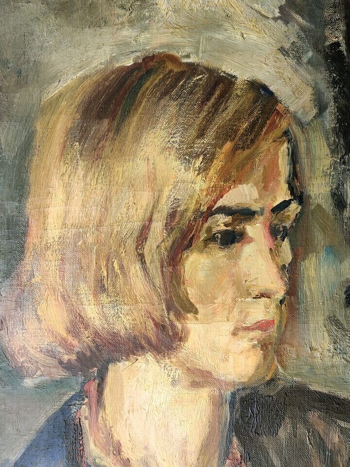 Mogens Vantore (1895-1977): Portrait of a Woman Very Well Listed Painter