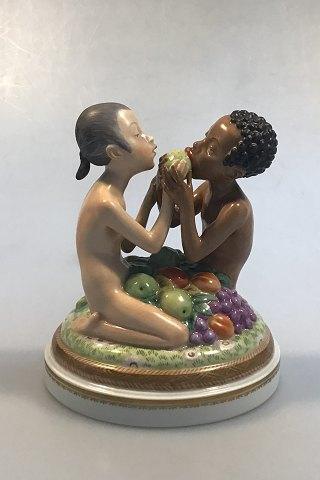 Royal Copenhagen Figurine Adam  Eve Overglaze No 1997