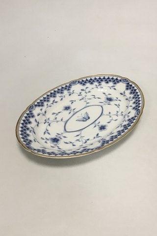 Bing  Grondahl Dickens Butterfly with Gold Oval Platter