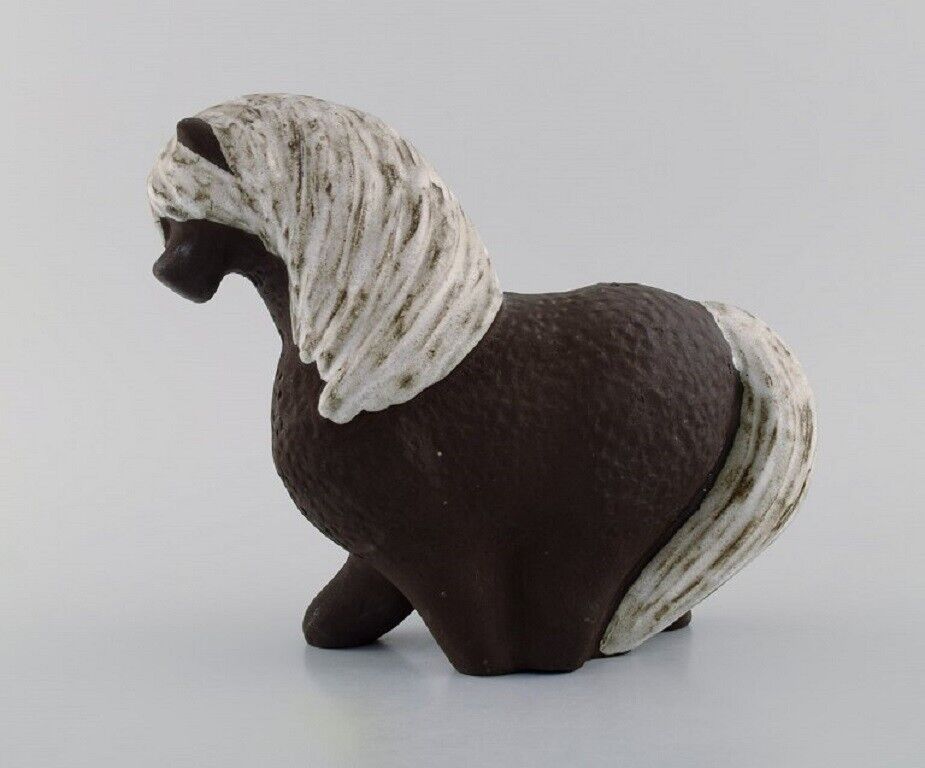 Karl Erik Iwar (1920-2006) for Nittsjö Horse in glazed stoneware 1960s