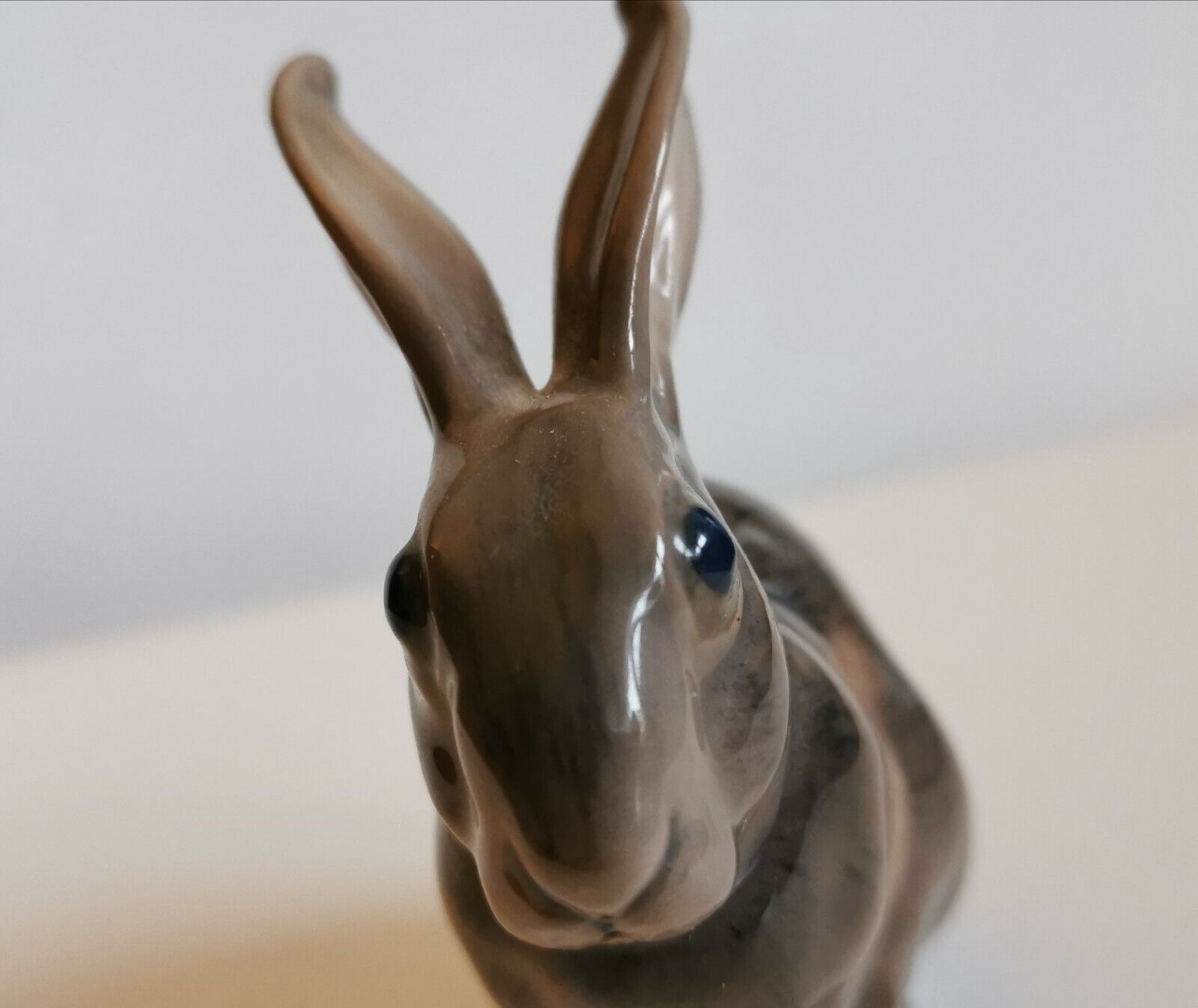 Vintage Rare Dahl Jensen Brown Rabbit Figurine Royal Copenhagen Kaninchen 1141