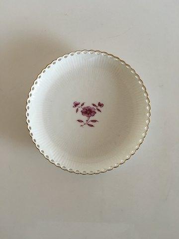 Royal Copenhagen Purpur with Gold Pierced Dessert Plate No 1168