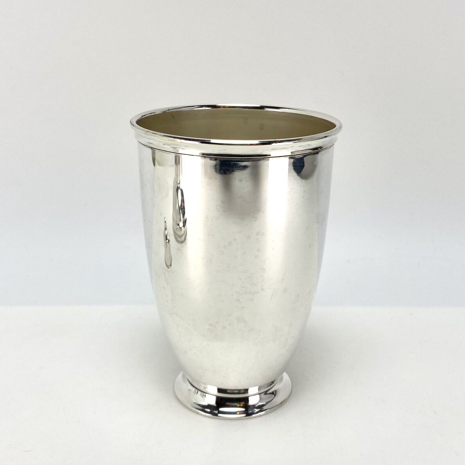 Vtg Danish Art Deco Cocktail Shaker AB Prima Sølvplet 92 Silver Plated Barware