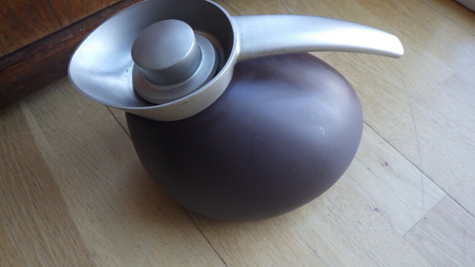 Georg Jensen Insulating Pot Coffee Pot Brown Model Curd Danish Top Design