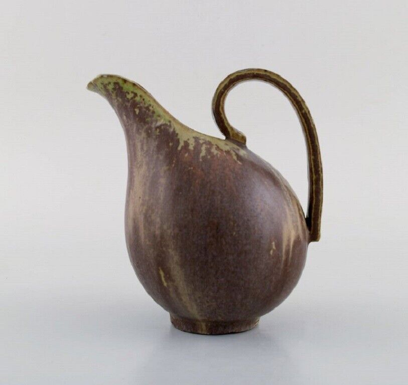 Arne Bang Jug with handle in glazed ceramics 1940/50's