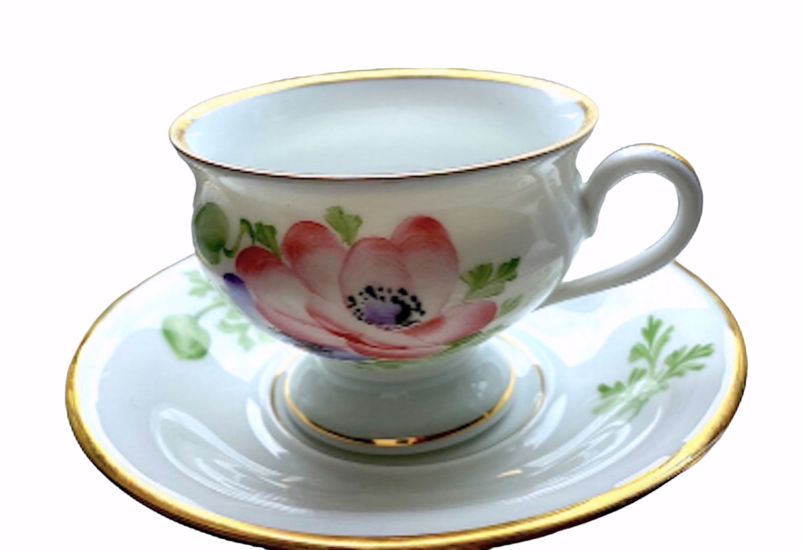 Set of 4 SETS:  Porcelain Demitasse Cup Set