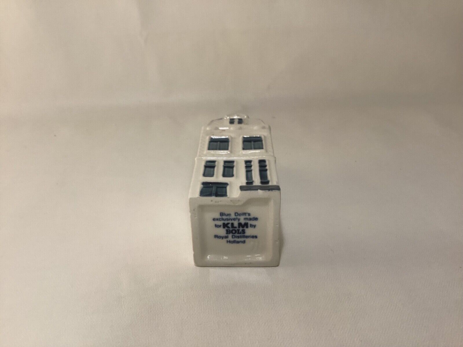 KLM Blue Delft House #71 - Miniature pottery house - Empty Bols