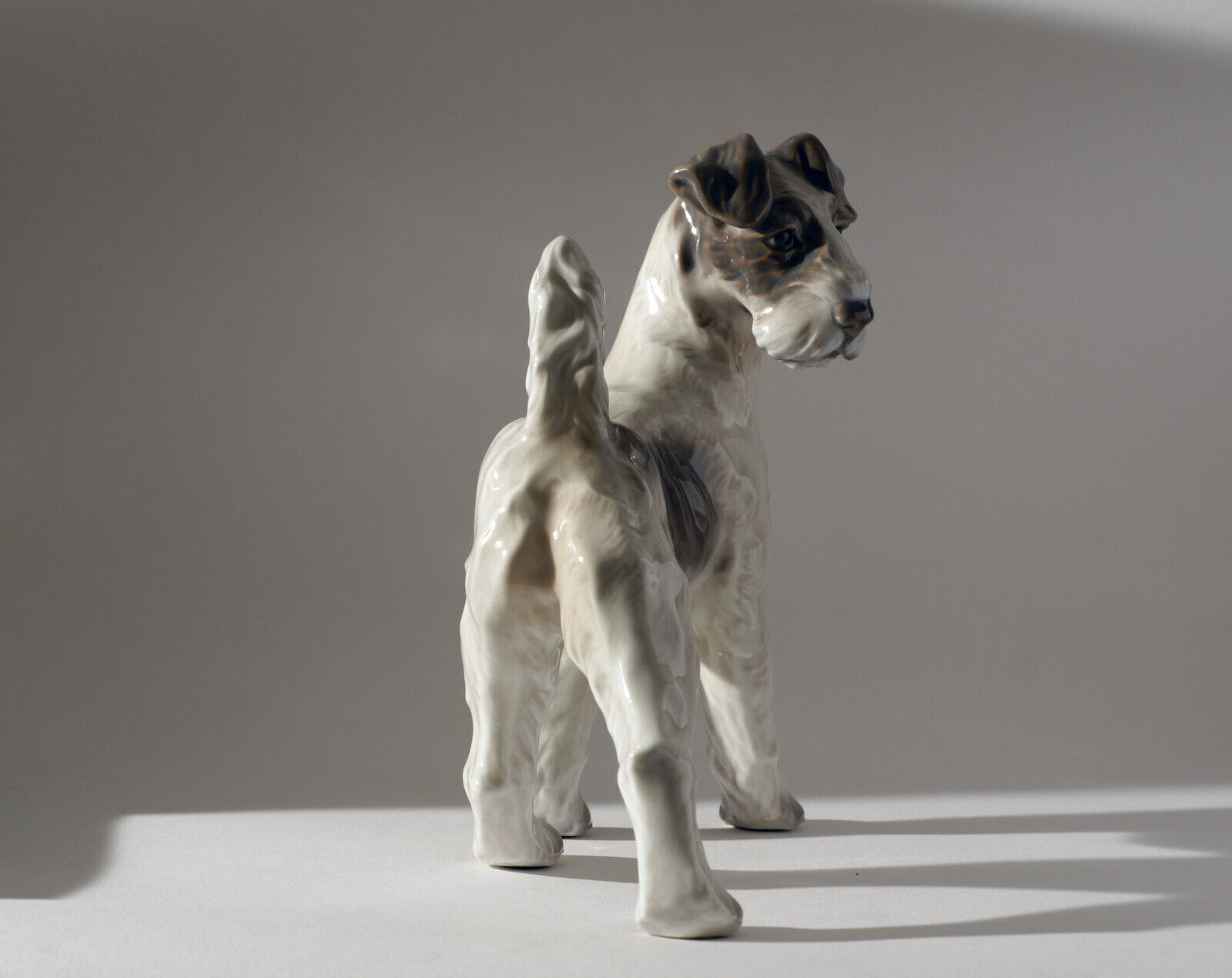 Dahl Jensen Standing Foxterrier terrier - Dog figurine