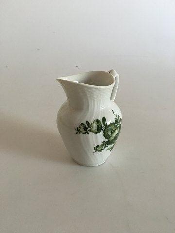 Royal Copenhagen Green Flower Creamer No 1538