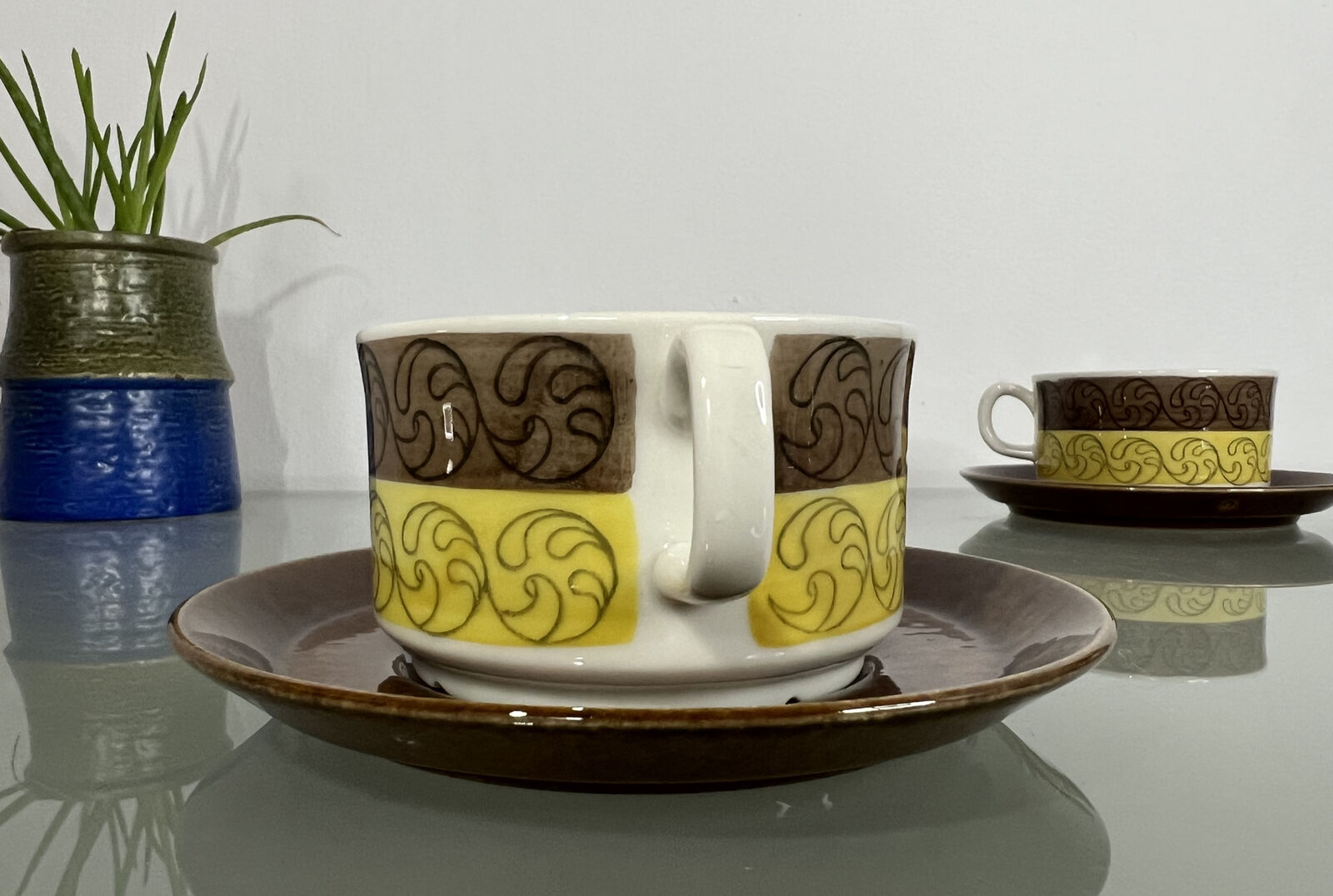 Gefle EK Tea Cup Set by Barbro Löfgren-Örtendahl