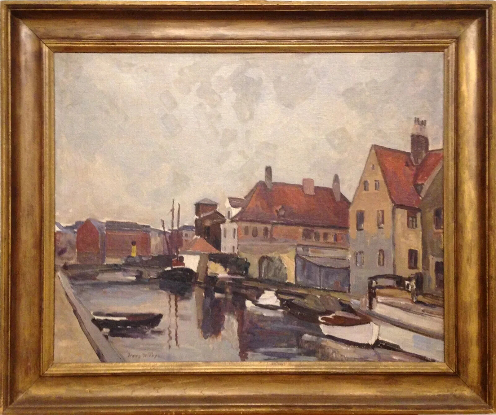 Hans H Toft (1902-1977): SMALL CHANNEL PORT