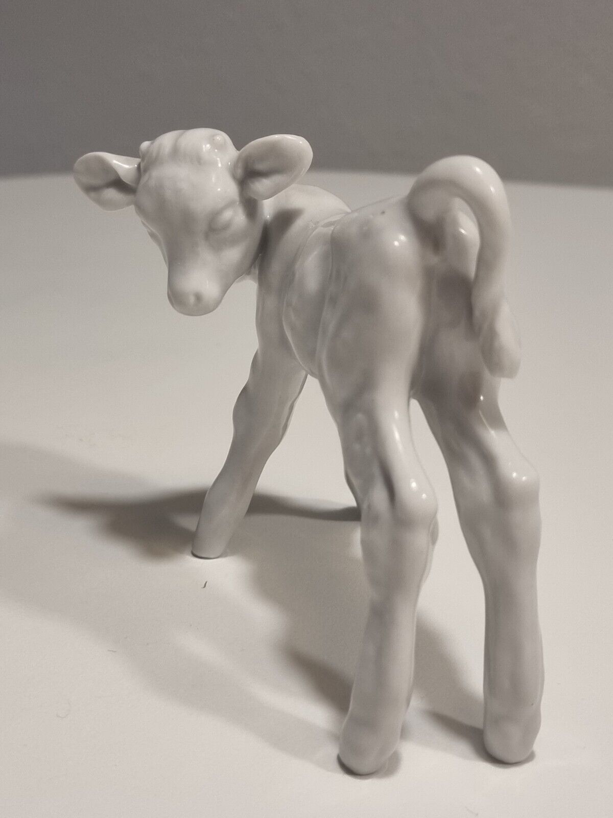 Meissen figurine blanc de Chine Calf